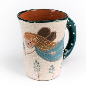 Kék tündéres teás bögre