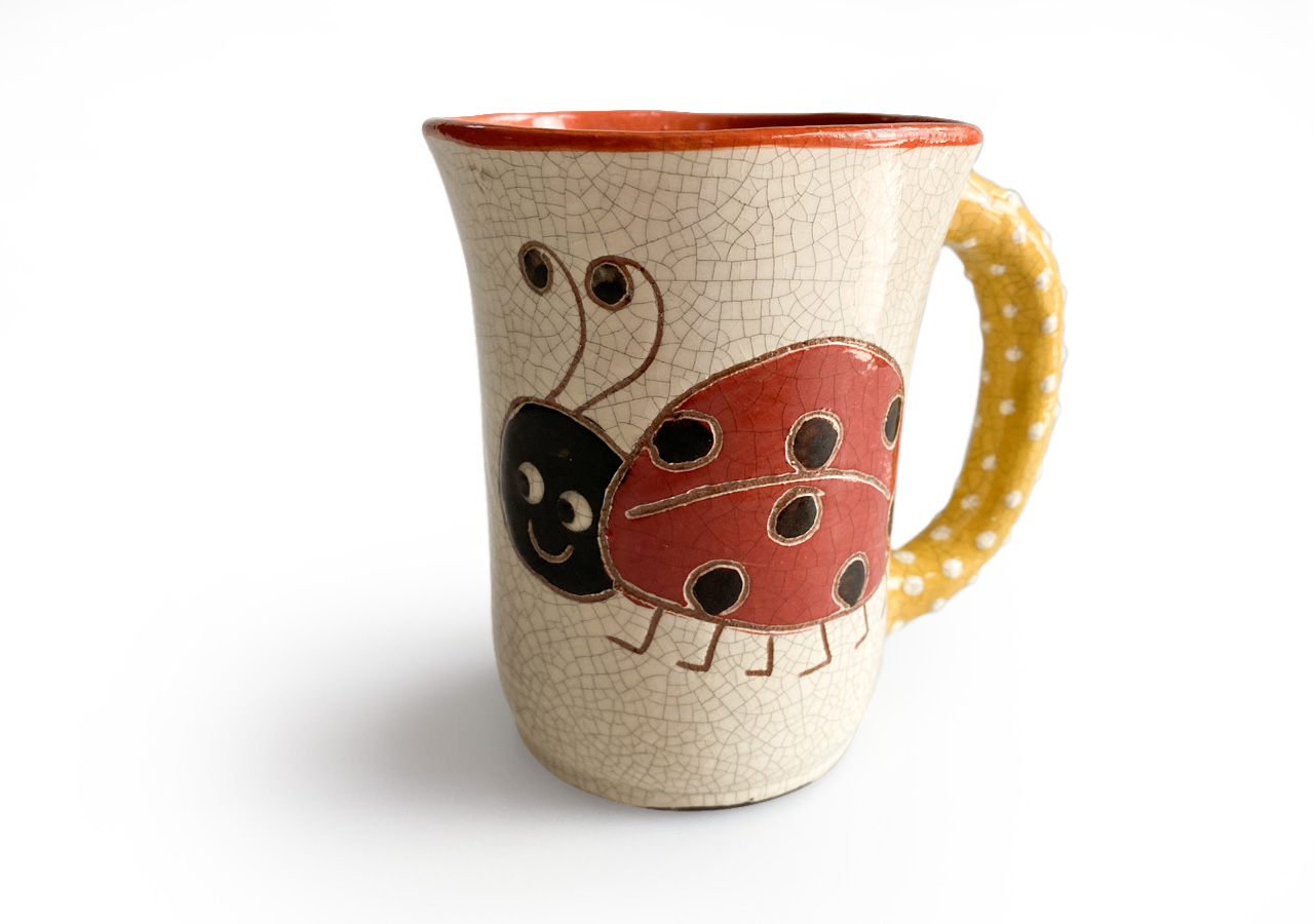 Pöttyös katica készlet - narancs - Image 2