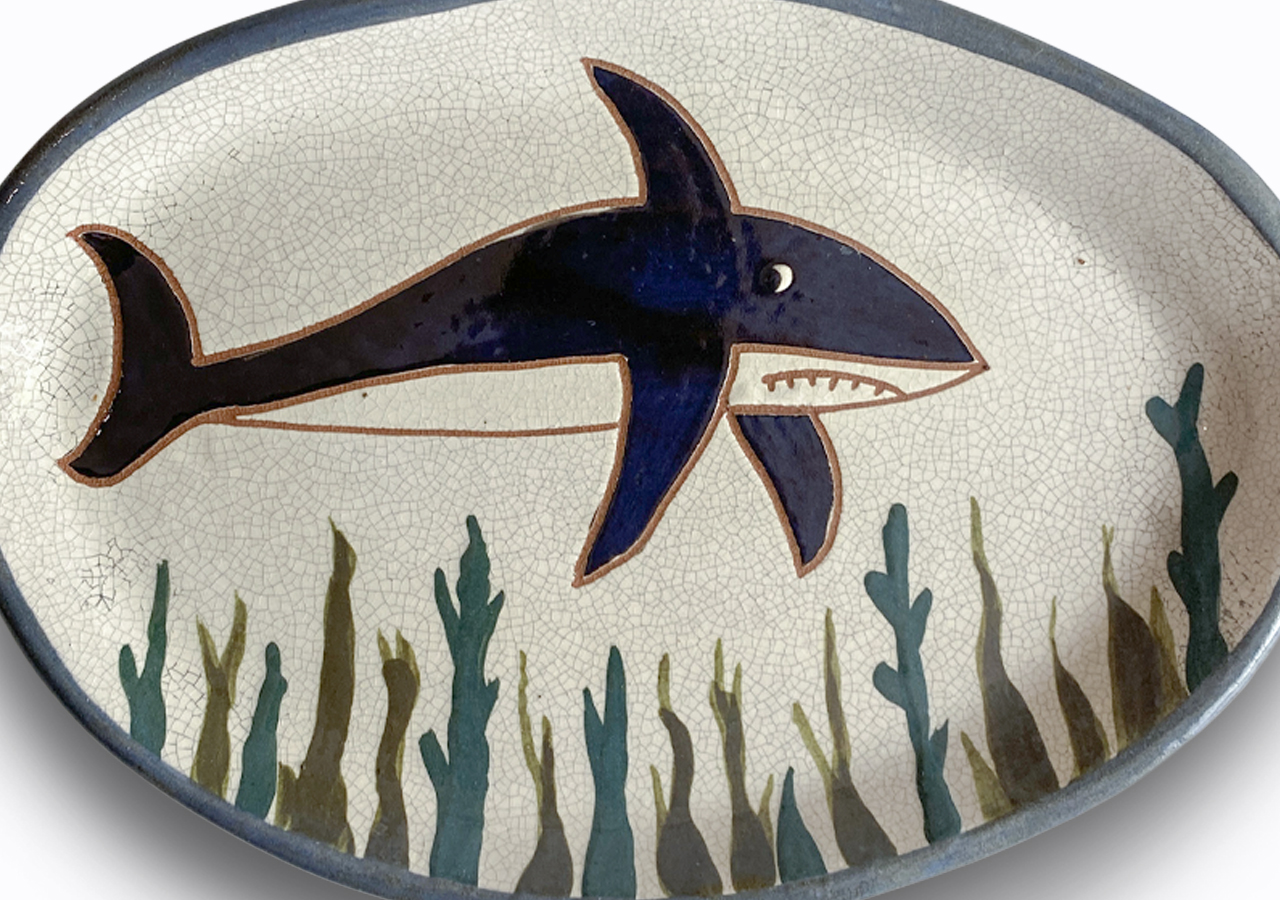 Cápás ovális tál - Image 2