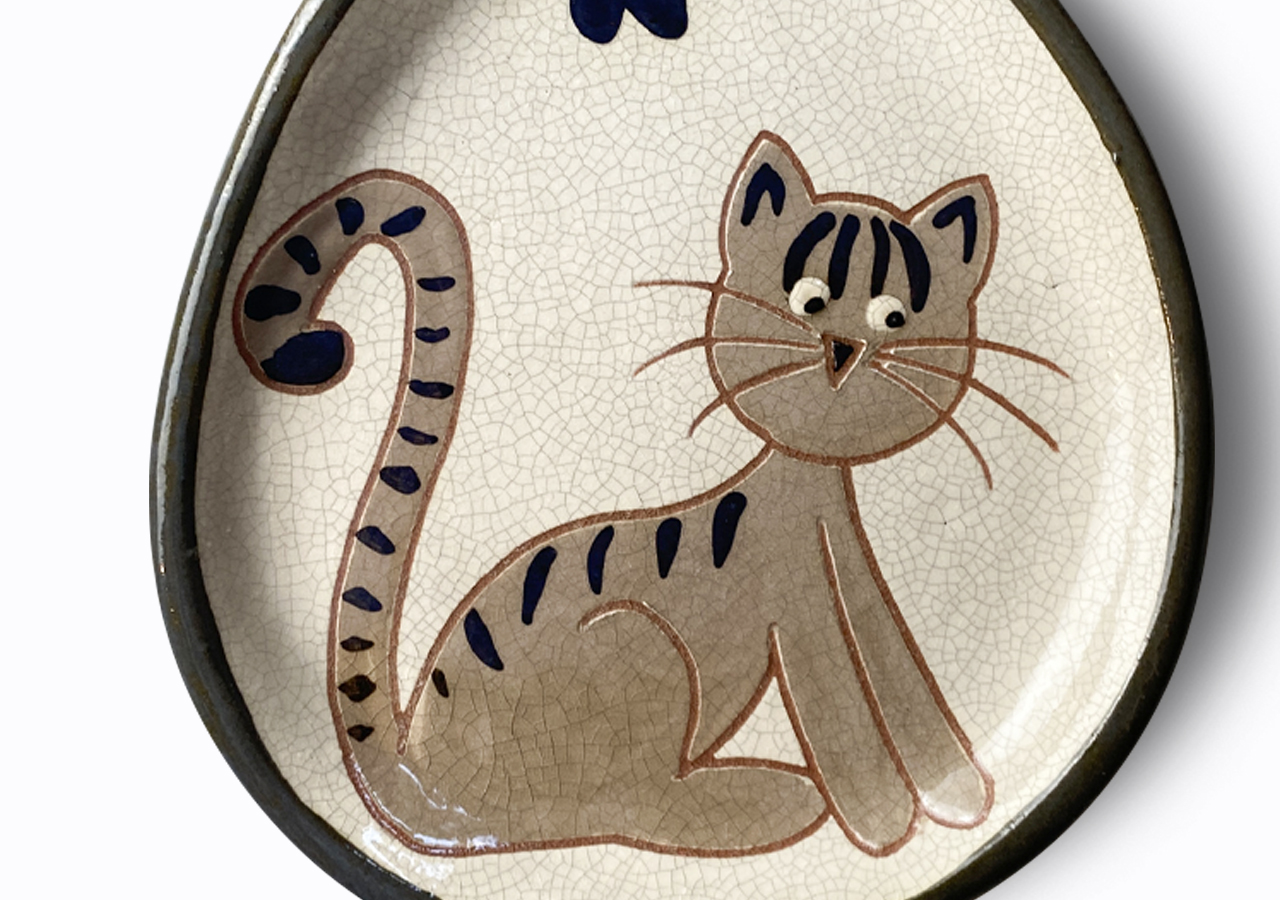 Csíkos macskás kistál tappanccsal - Image 2