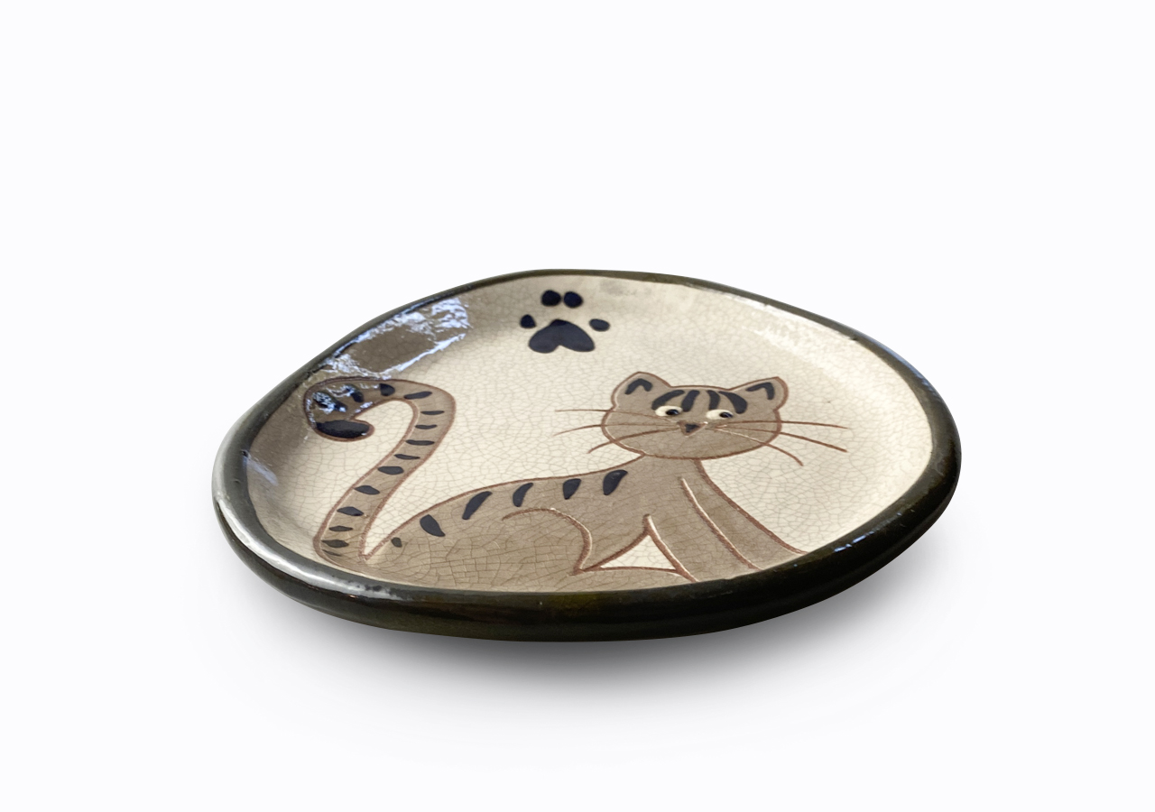 Csíkos macskás kistál tappanccsal - Image 3