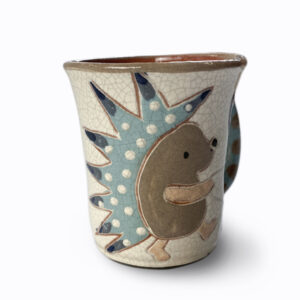 Kék sünis lufis kávés bögre