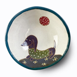 Tacskós mélytál - türkiz