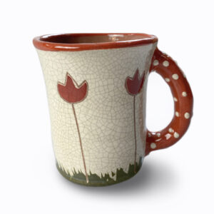 Tulipános kávés bögre