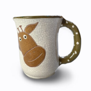 Zsiráfos kávés bögre